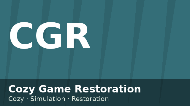 Cozy Game Restoration cover art placeholder