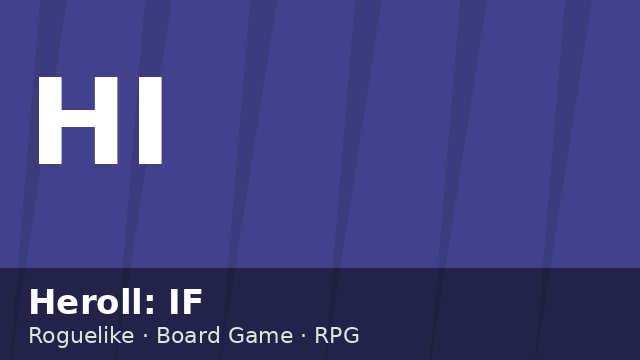 Heroll: IF cover art placeholder